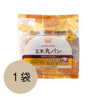 玄米丸パン 6個 (1袋)